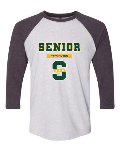 Stevenson Patriots S Script Senior #2 Men's Baseball T-Shirt