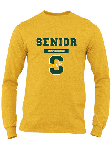 Stevenson Patriots S Script Senior #2 Men's LS T-Shirt