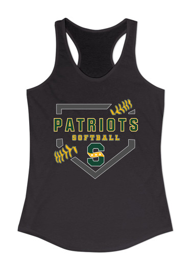 Stevenson Patriots S Script Softball #2 Women's Tank Top