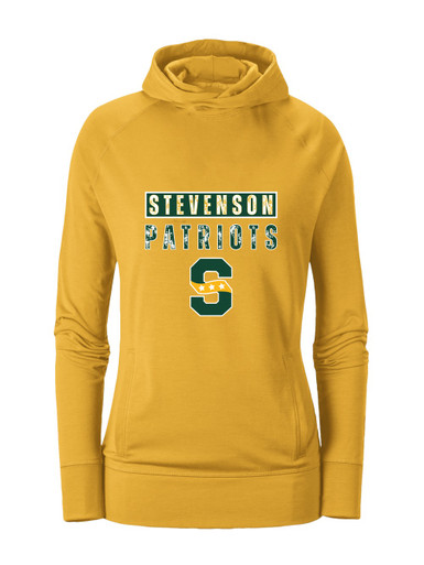 Stevenson Patriots S Script Mascot #9 Women's Hoodie