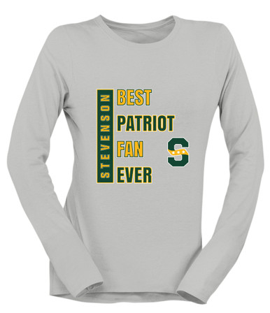 Stevenson Patriots S Script Best Patriot Fan Women's Premium LS T-Shirt
