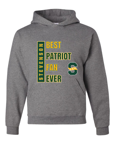 Stevenson Patriots S Script Best Patriot Fan Men's Premium Hoodie