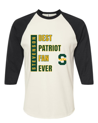 Stevenson Patriots S Script Best Patriot Fan Men's Baseball T-Shirt