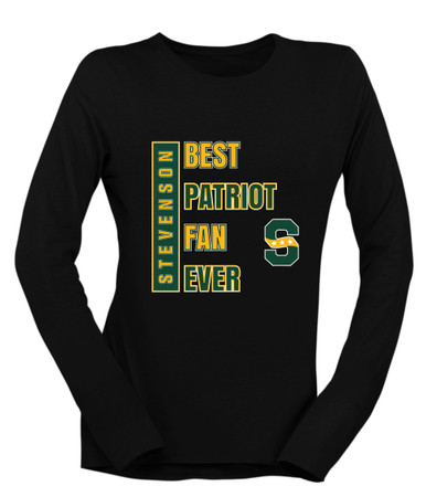 Stevenson Patriots S Script Best Patriot Fan Women's LS T-Shirt