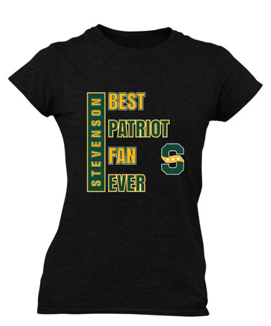 Stevenson Patriots S Script Best Patriot Fan Women's Premium SS T-Shirt