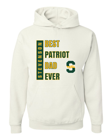 Stevenson Patriots S Script Best Patriot Dad Men's Premium Hoodie