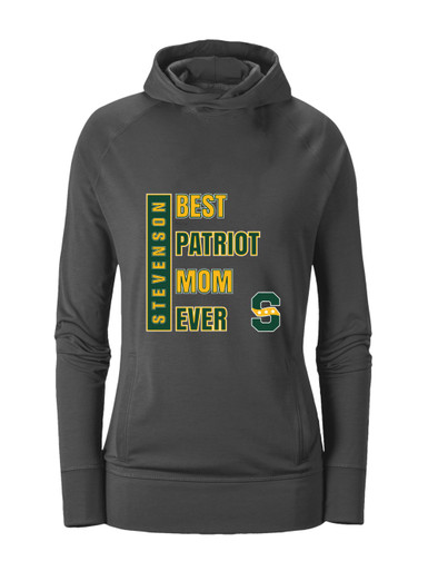 Stevenson Patriots S Script Best Patriot Mom Women's Hoodie