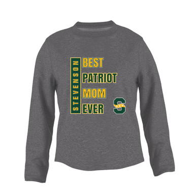 Stevenson Patriots S Script Best Patriot Mom Women's Sweatshirt