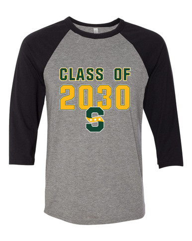 Stevenson Patriots S Script Class of 2030 Men's Baseball T-Shirt