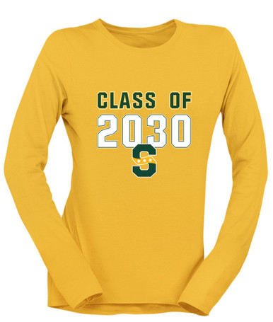 Stevenson Patriots S Script Class of 2030 Women's LS T-Shirt