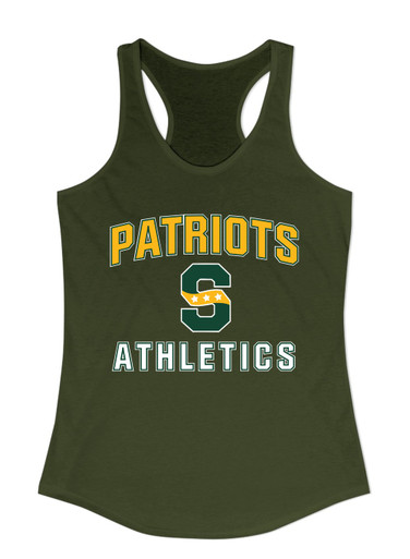 Stevenson Patriots S Script Athletics Women's Tank Top