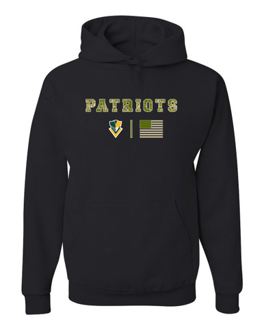 Stevenson Patriots Camo Flag Men's Premium Hoodie
