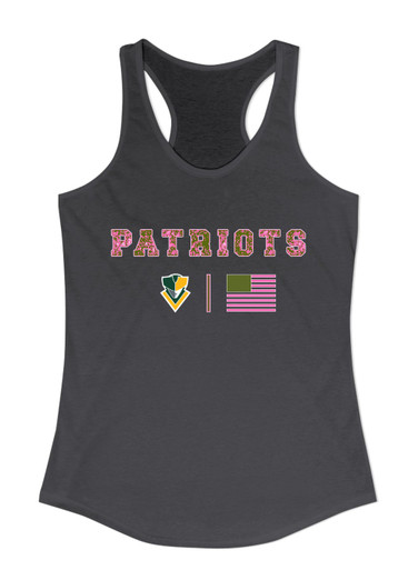 Stevenson Patriots Pink Camo Flag Women's Tank Top