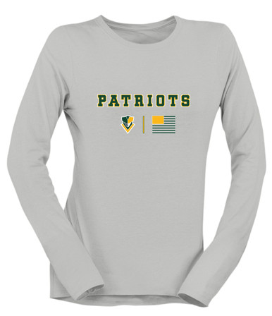 Stevenson Patriots Team Colors Flag Women's Premium LS T-Shirt