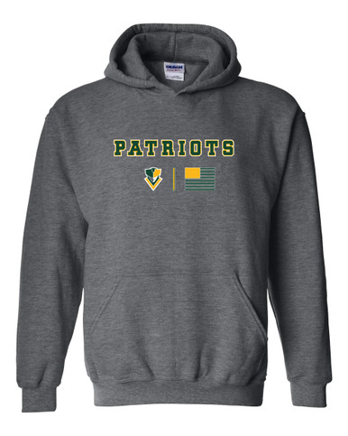 Stevenson Patriots Team Colors Flag Men's Hoodie