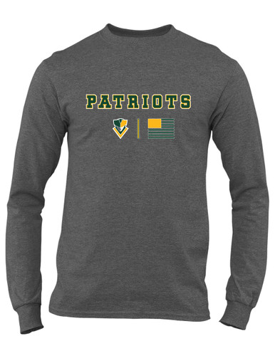 Stevenson Patriots Team Colors Flag Men's Premium LS T-Shirt