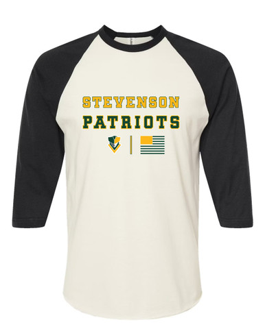 Stevenson Patriots Spirit Flag Women's Baseball T-Shirt