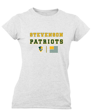 Stevenson Patriots Spirit Flag Women's Premium SS T-Shirt