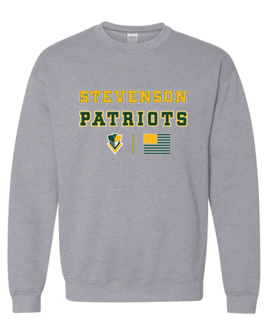 Stevenson Patriots Spirit Flag Men's Sweatshirt