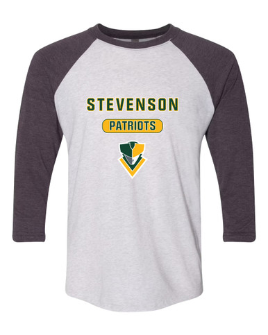 Stevenson Patriots Mascot #3 Men's Baseball T-Shirt