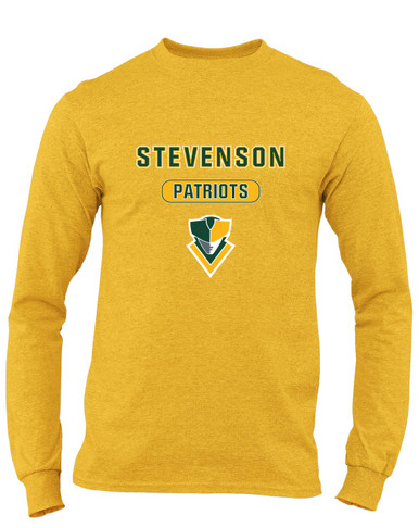 Stevenson Patriots Mascot #3 Men's LS T-Shirt