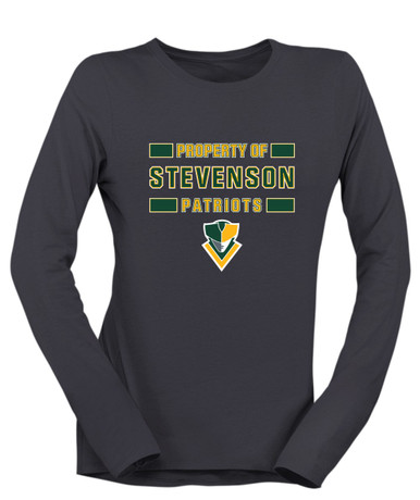 Stevenson Patriots Property Of Women's LS T-Shirt