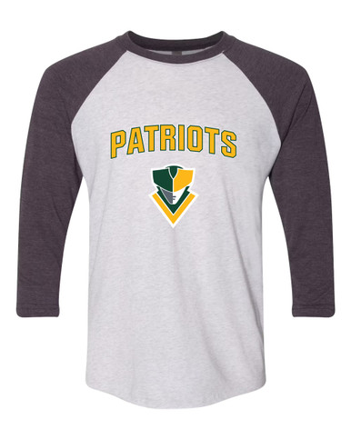 Stevenson Patriots Mascot #6 Men's Baseball T-Shirt
