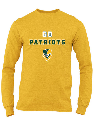 Stevenson Patriots Go Team Men's LS T-Shirt
