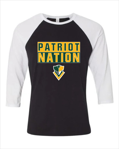 Stevenson Patriots Nation #1 Women's Baseball T-Shirt