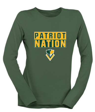 Stevenson Patriots Nation #1 Women's LS T-Shirt