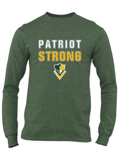 Stevenson Patriots Strong #2 Men's LS T-Shirt
