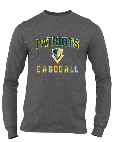 Stevenson Patriots Baseball #1 Men's LS T-Shirt