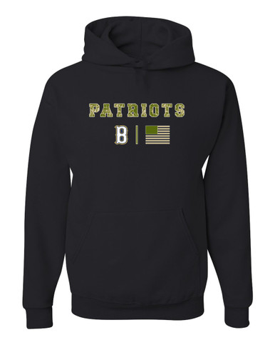 Birmingham Patriots Camo Flag Men's Premium Hoodie