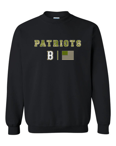 Birmingham Patriots Camo Flag Men's Sweatshirt