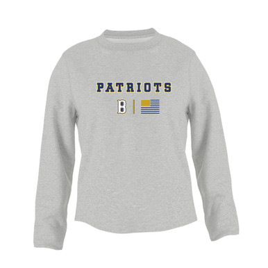 Birmingham Patriots Team Colors Flag Women's Sweatshirt
