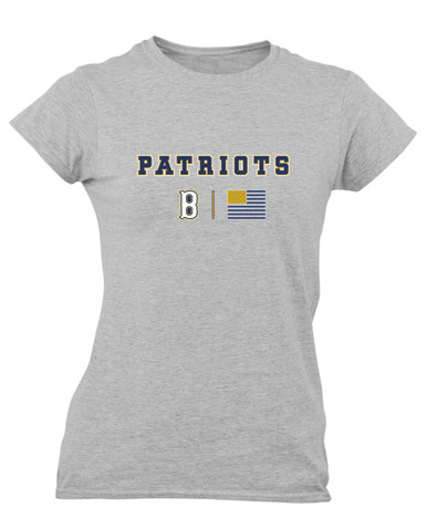 Birmingham Patriots Team Colors Flag Women's Premium SS T-Shirt