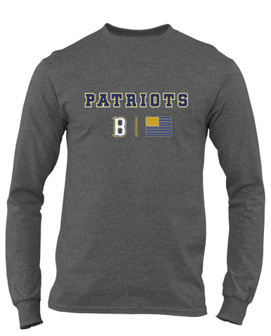 Birmingham Patriots Team Colors Flag Men's LS T-Shirt