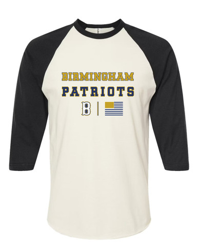 Birmingham Patriots Spirit Flag Women's Baseball T-Shirt