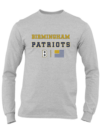 Birmingham Patriots Spirit Flag Men's LS T-Shirt