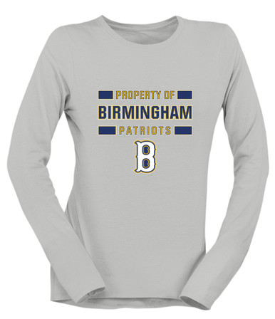 Birmingham Patriots Property Of Women's Premium LS T-Shirt