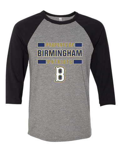 Birmingham Patriots Property Of Women's Baseball T-Shirt