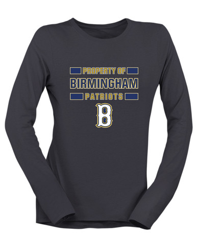 Birmingham Patriots Property Of Women's LS T-Shirt