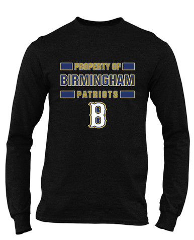 Birmingham Patriots Property Of Men's LS T-Shirt