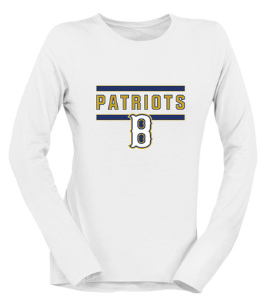 Birmingham Patriots Mascot #5 Women's LS T-Shirt