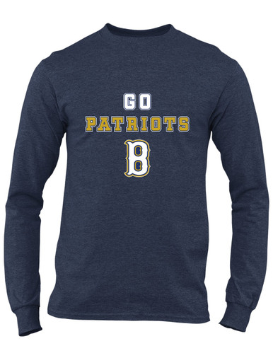 Birmingham Patriots Go Team Men's LS T-Shirt