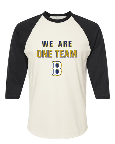 Birmingham Patriots We Are One Team Women's Baseball T-Shirt