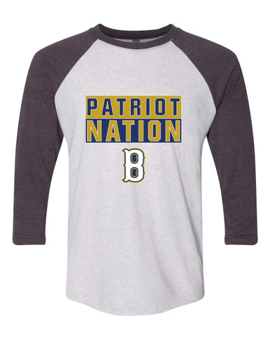 Birmingham Patriots Nation #1 Women's Baseball T-Shirt