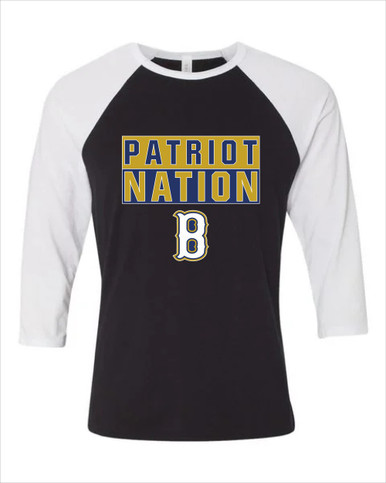 Birmingham Patriots Nation #1 Men's Baseball T-Shirt