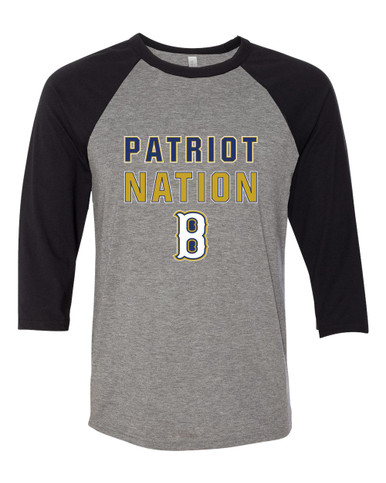 Birmingham Patriots Nation #2 Men's Baseball T-Shirt