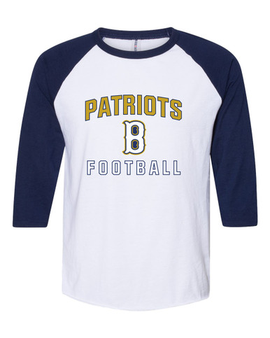 Birmingham Patriots Football #1 Men's Baseball T-Shirt
